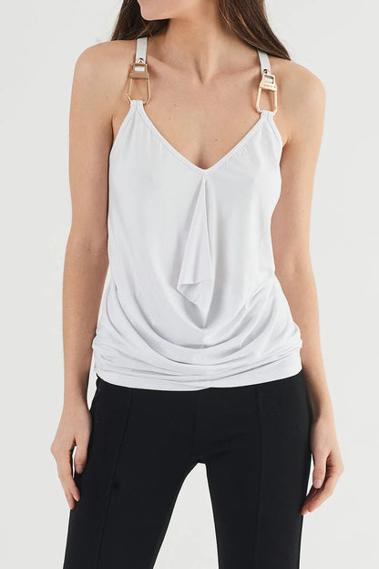 White Top with Back Y strap